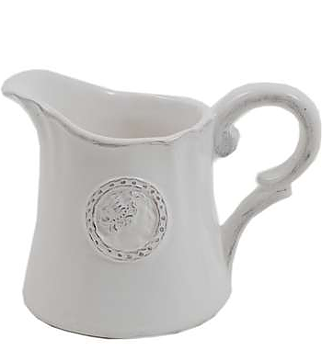 Vit kanna Silhuett shabby chic lantlig stil Gårdsromantik