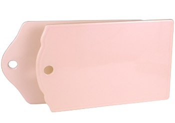 2 set Skärbräda rosa porslin porslinsskärbrädor lantlig stil