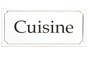 Skylt Cuisine kök shabby chic lantlig stil Ib Laursen Gårdsromantik