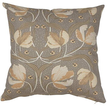 Kuddfodral Pimpernel ljusgrå shabby chic lantlig stil