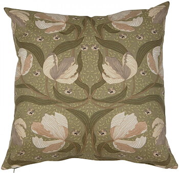 Kuddfodral Pimpernel grön shabby chic lantlig stil