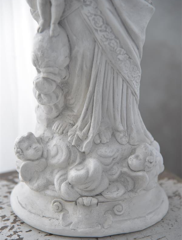 Madonna med krona och barn shabby chic lantlig stil fransk lantstil - 3