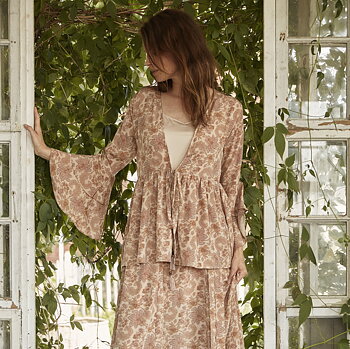 Cardigan Bohemian Rose JDL Clothing Romantisk vintage bohemian shabby chic
