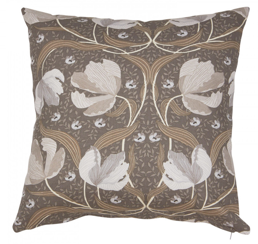 Kuddfodral Pimpernel grå shabby chic lantlig stil Gårdsromantik
