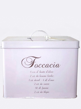 Emaljburk Foccacia Bloomingville shabby chic lantlig stil