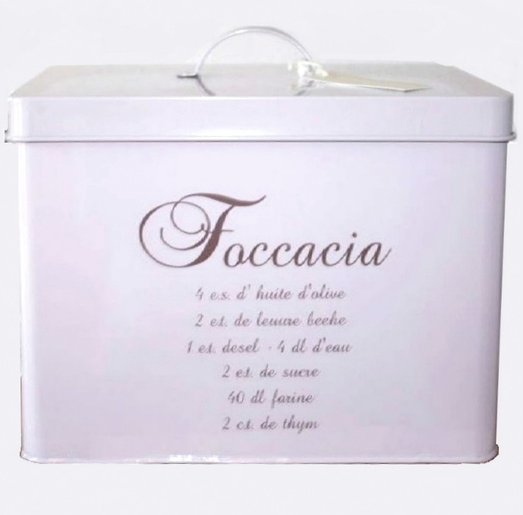 Emaljburk Foccacia Bloomingville shabby chic lantlig stil