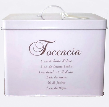Emaljburk Foccacia Bloomingville shabby chic lantlig stil