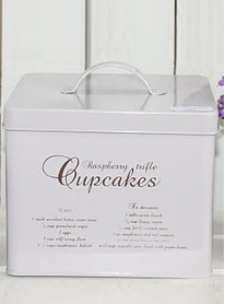 Emaljburk Cupcakes kakburk Bloomingville shabby chic lantlig stil - 2