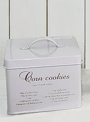 Emaljburk Corn Cookies kakburk Bloomingville shabby chic lantlig stil