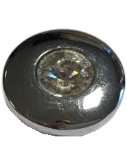 Knopp diamant silver färgad krom shabby chic lantlig stil - 2