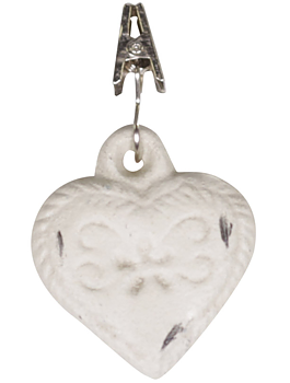 4 set Duktyngder gjutjärnshjärtan hjärta shabby chic lantlig stil