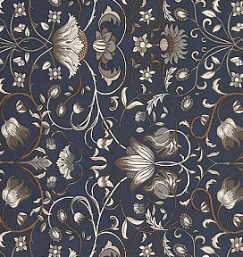 Gardinkappa Kappa Lodden Art Deco blå shabby chic lantlig stil Gårdsromantik - 3