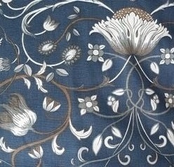 2 st Gardinlängder Lodden Blommor & blad Art Deco shabby chic lantlig stil Gårdsromantik - 2
