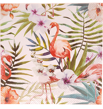 Servetter Rosa flamingos  romantisk  fransk lantstil shabby chic lantlig stil