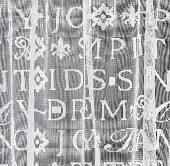 Skir antik-vit spetstyll 5 meter DREAM JOY LOVE Shabby chic lantlig stil