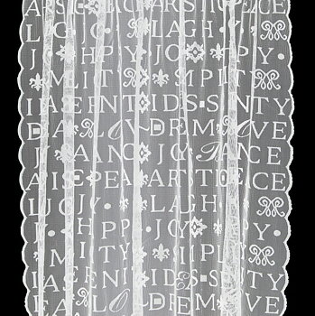 Skir antik-vit spetstyll 5 meter DREAM JOY LOVE Shabby chic lantlig stil