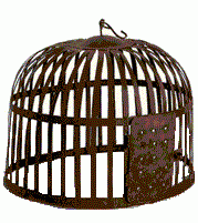 Birdcage nade to look old shabby chic - 2