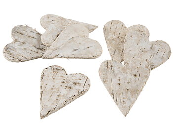 Näverhjärta hjärta i näver shabby chic lantlig stil