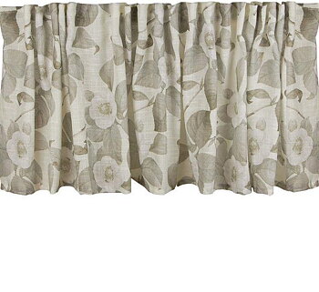 Kappa gardinkappa Flower vit shabby chic lantlig stil Gårdsromantik