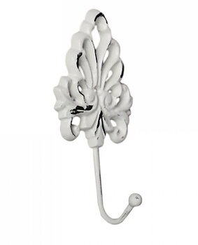 Krok ornament antik-vit smide shabby chic lantlig stil Gårdsromantik
