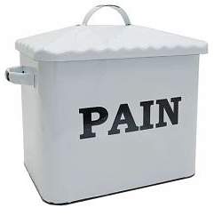 Brödburk emalj Pain antikpatinerad fransk lantstil, shabby chic