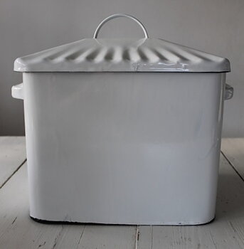 Brödburk emalj Pain antikpatinerad fransk lantstil, shabby chic