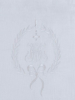 Kappa gardinkappa metervara vit med vitt broderi spets shabby chic lantlig stil