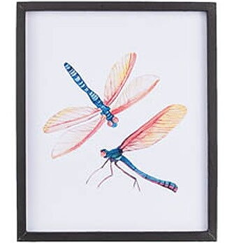 Tavla Dragonflies shabby chic lantlig stil