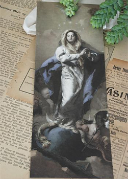 Kort vintagemotiv madonna Jeanne darc Living