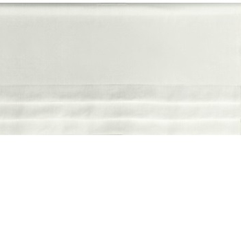 Veckad kappa i linne gardinkappa vit veck shabby chic lantlig stil