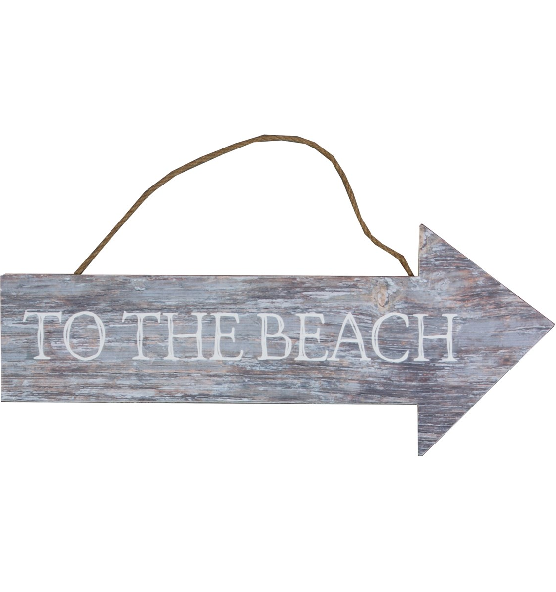 Skylt To the Beach trä shabby chic lantlig stil