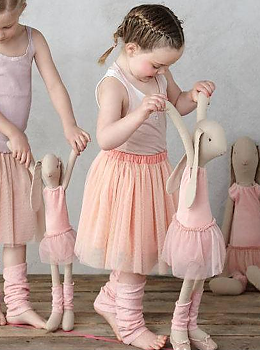Tulle skirt ballerina several sizes for bunny girl Maileg