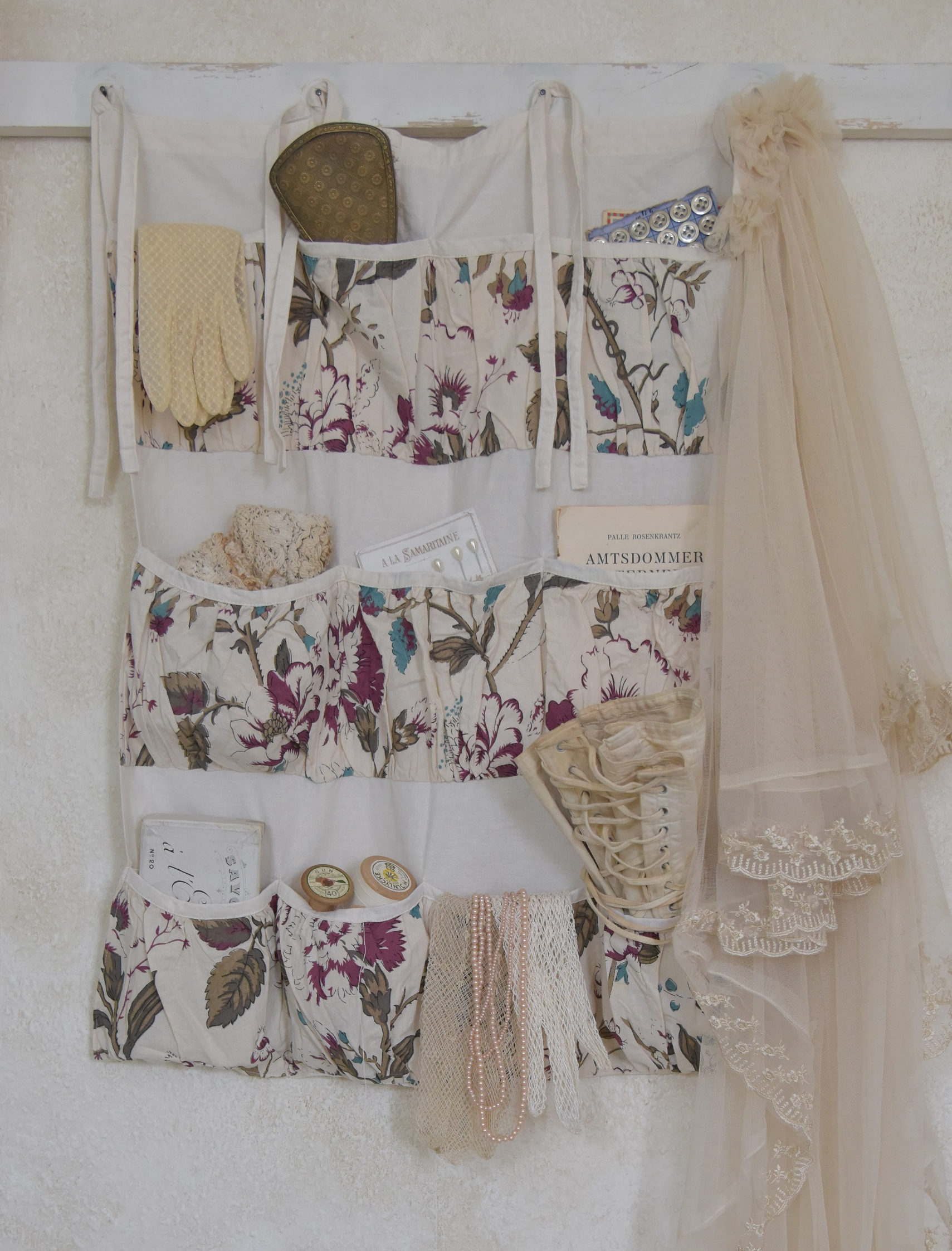 Väggförvaring Vintage Fleur flera fack Jeanne dArc Living  shabby chic lantlig stil fransk lantstil