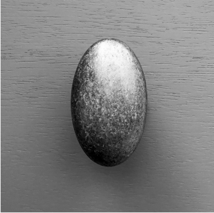 Oval knopp stor retro antik stil antiksilver färgad lantlig stil Gårdsromantik