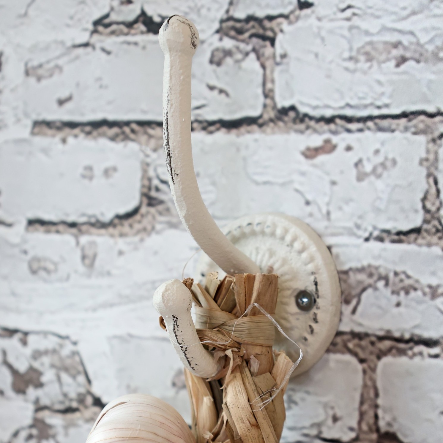 Krok dubbelkrok antik-vit shabby chic lantlig stil Gårdsromantik - 2