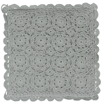 Grytlapp handvirkad grå chic antique shabby chic lantlig stil