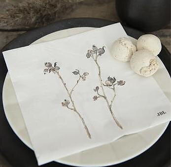 Servetter Nyponknopp Jeanne D´Arc Living shabby chic lantlig stil