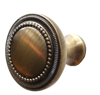 Knopp antikguld mässing färgad metall shabby chic lantlig stil