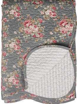 Bedspread Quilt Floral Border Chic Antique shabby chic country style French country style