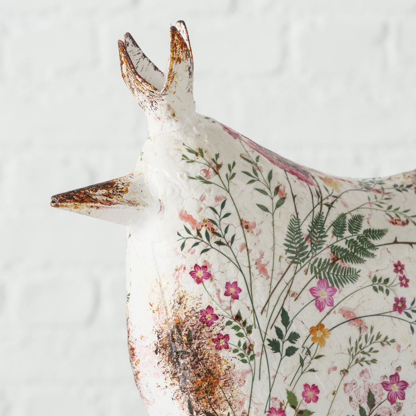 Stor Tupp i plåt handgjord 2 sorter shabby chic lantlig stil Gårdsromantik - 3