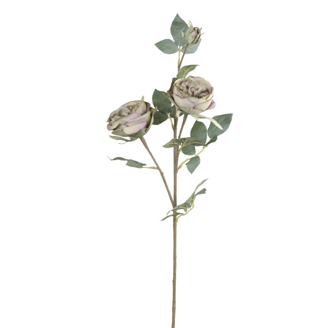 Ros konstväxt shabby chic lantlig stil chic antique  - 2