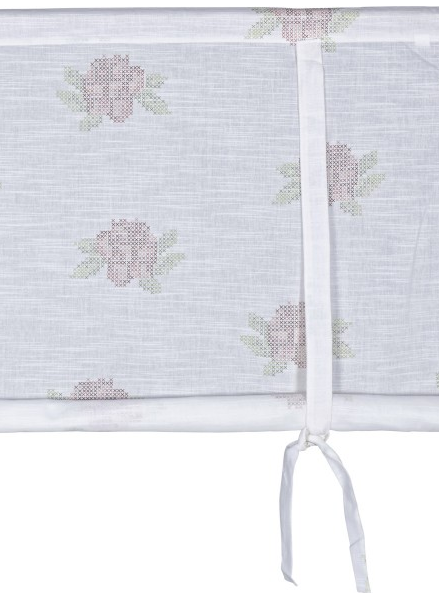 Hissgardin rosa rosor shabby chic lantlig stil - 4