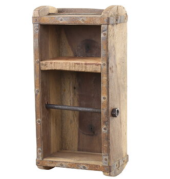 Toalettpappershållare toarullshållare gammal murstensform shabby chic lantlig stil Gårdsromantik