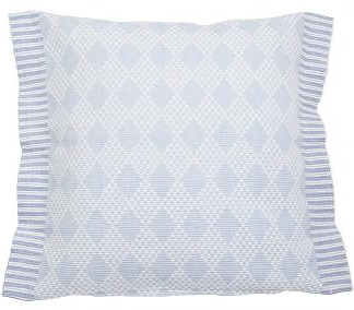 Kuddfodral rips Ditte ljusblå Underbara Claras favorit Nyblom Kollén shabby chic lantlig stil