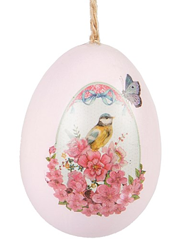 Ägg påskägg ljusrosa shabby chic lantlig stil