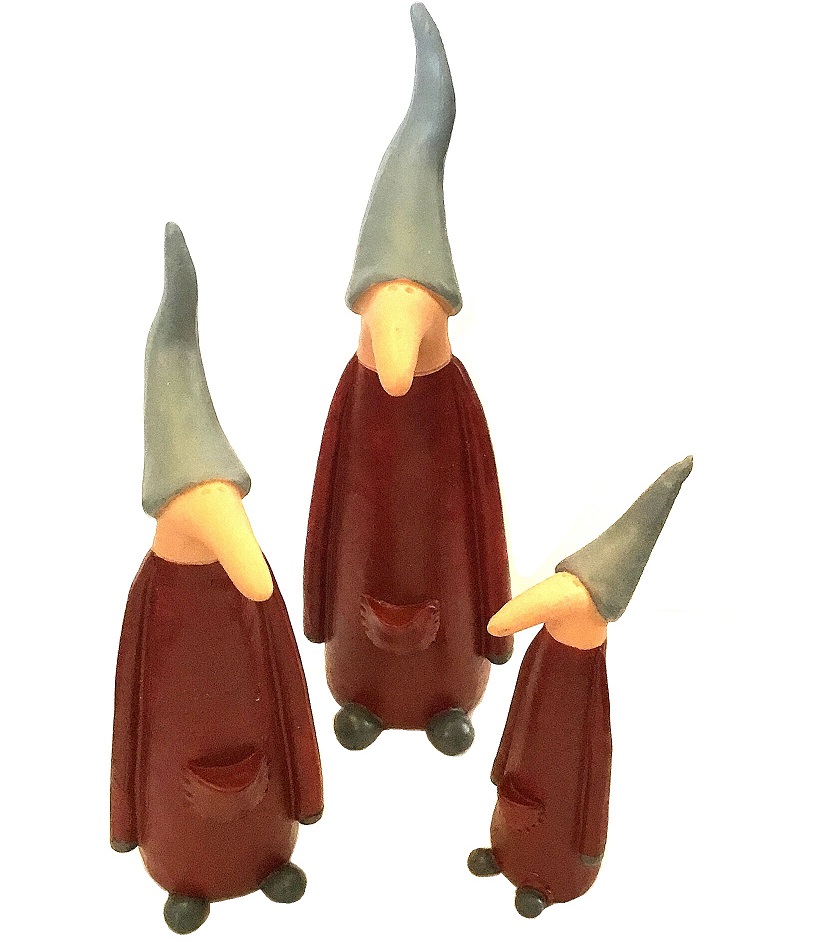 Vätte Tomte 3 storlekar shabby chic lantlig stil