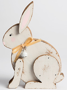 Kanin hare trä shabby chic lantlig stil Gårdsromantik