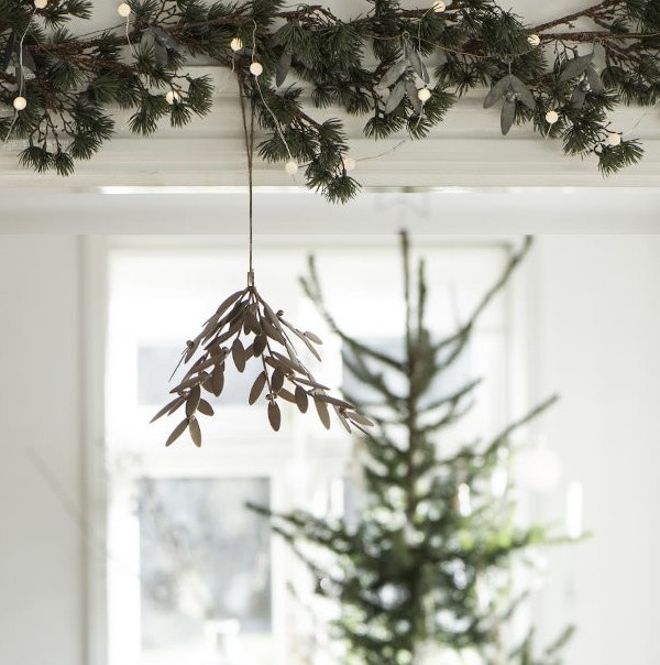 Mistel liten i antikguld plåt shabby chic lantlig stil gårdsromantik - 2