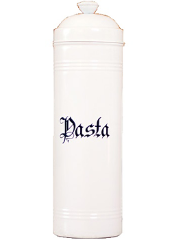Pasta vit gammaldags burk i plåt shabby chic lantlig stil