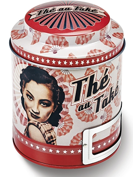Fransk plåtburk the retro cuisine shabby chic lantlig stil